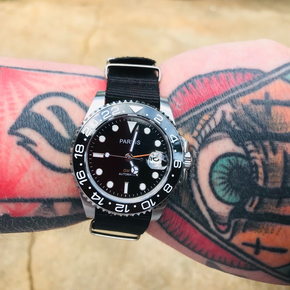 (Sold)Parnis GMT automatic